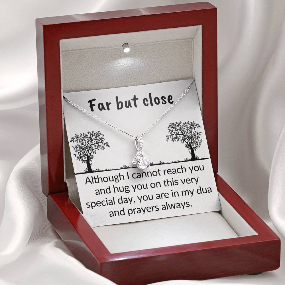 Far but in my prayers | necklace gift for muslim women