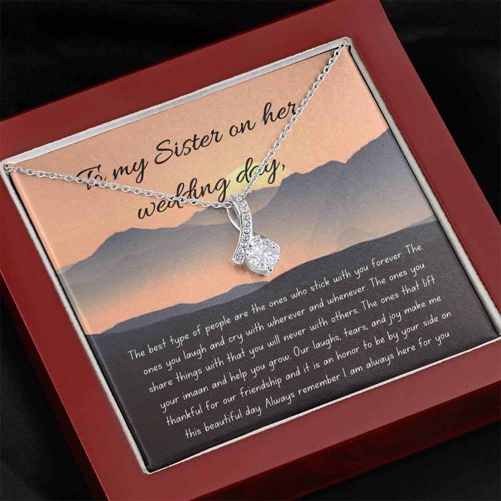 Forever Friend | Noor Necklace as a wedding gift with letter card