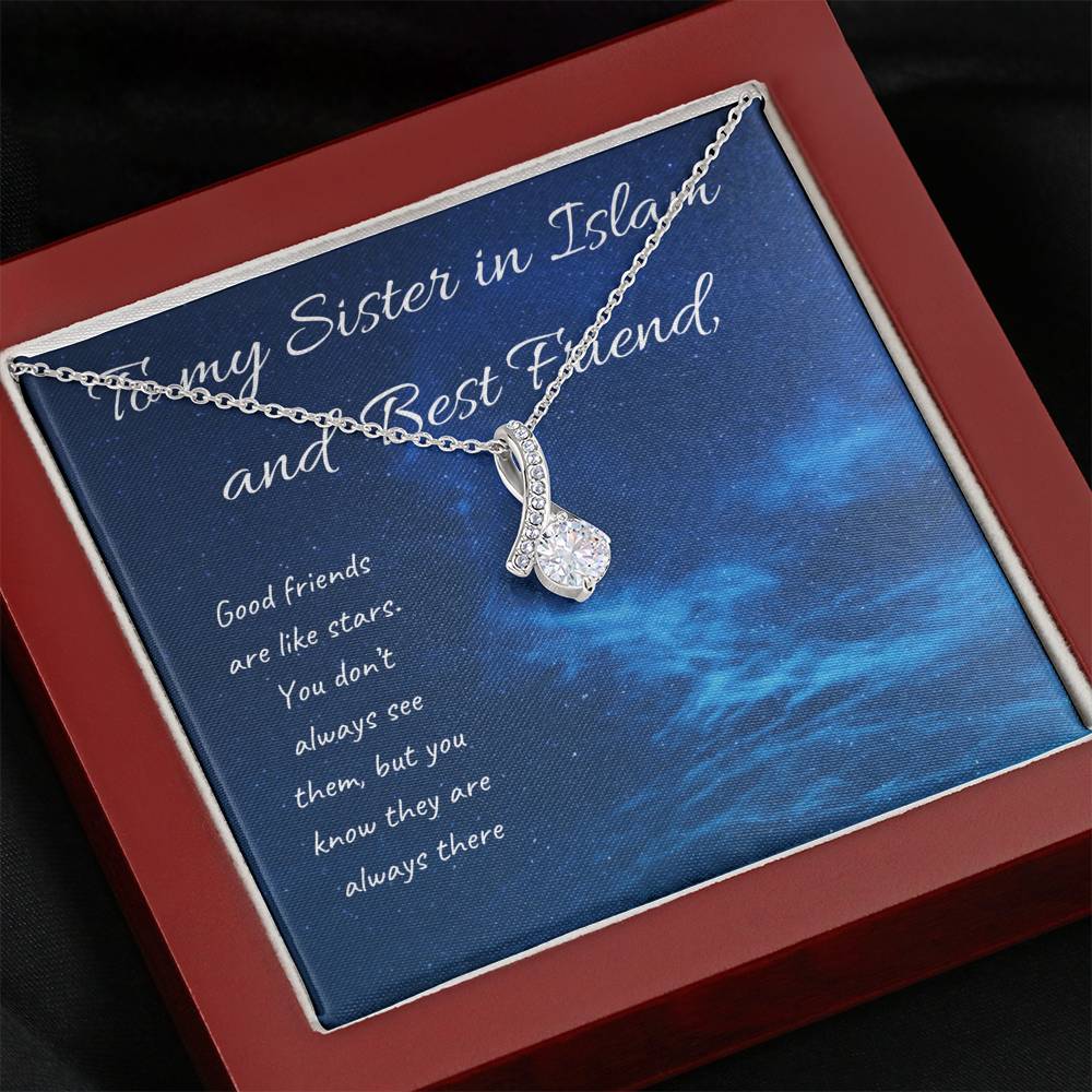 Stars | Noor Necklace for Friend with Message card