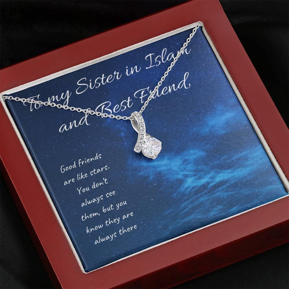 Always There | Noor Necklace for Friend with letter