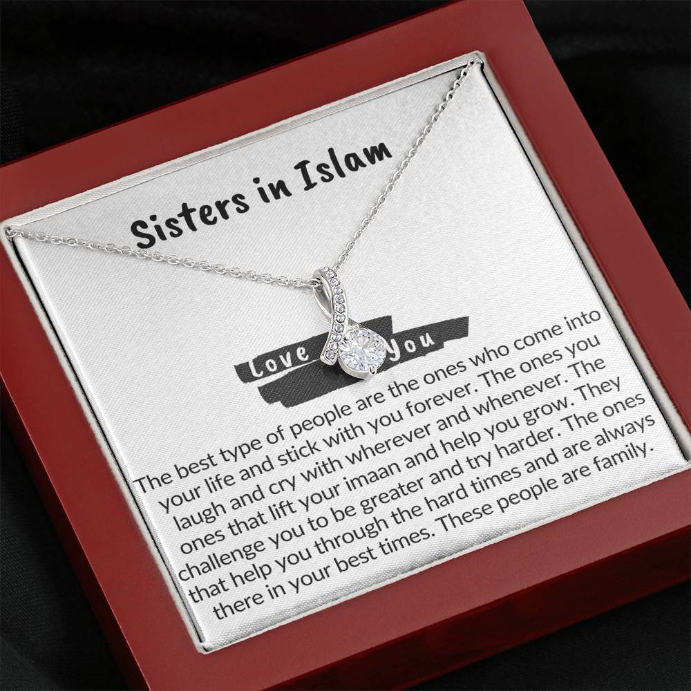 Sisters in Islam | sister in islam quotes gift, gift for muslim friend