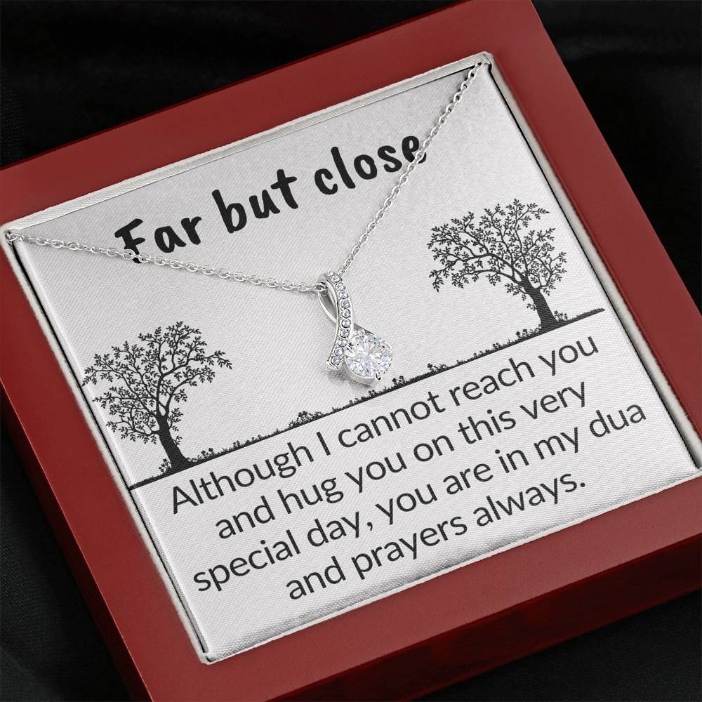 Far but in my prayers | necklace gift for muslim women