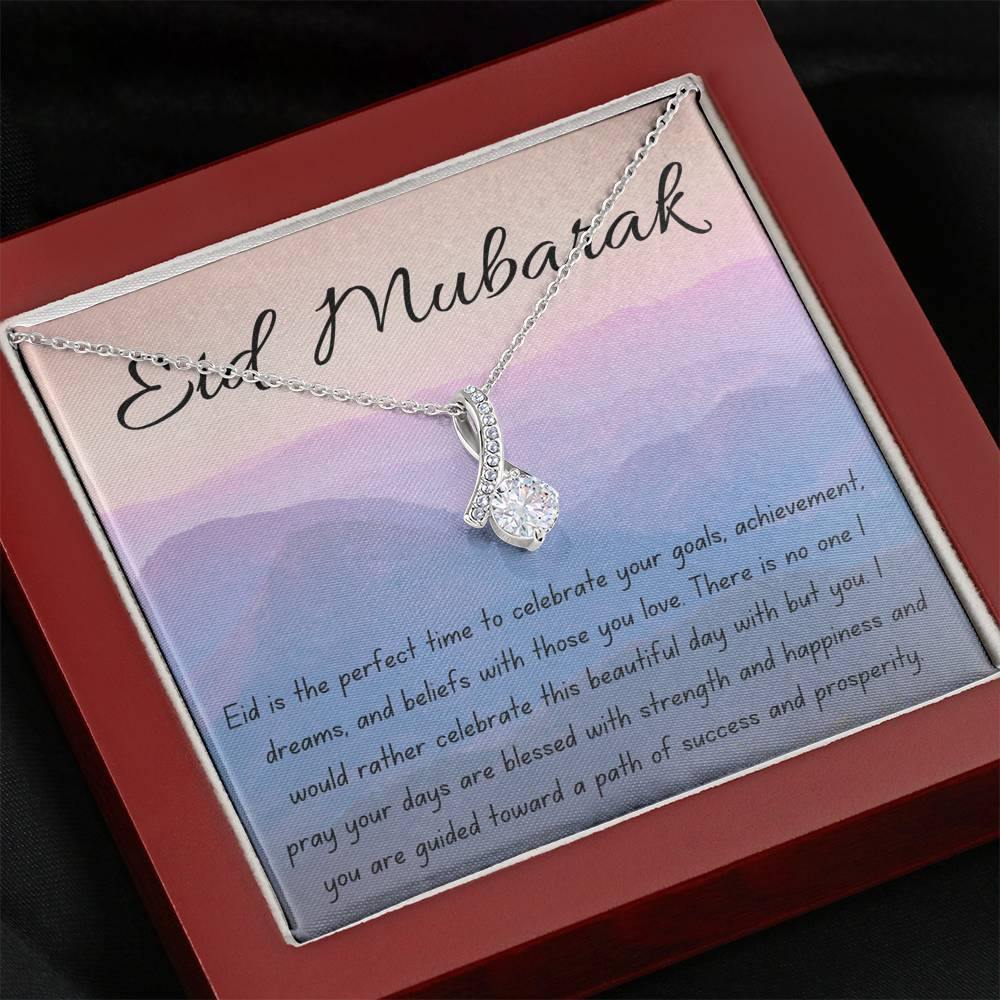 Celebrating Together | Noor necklace for Eid with message