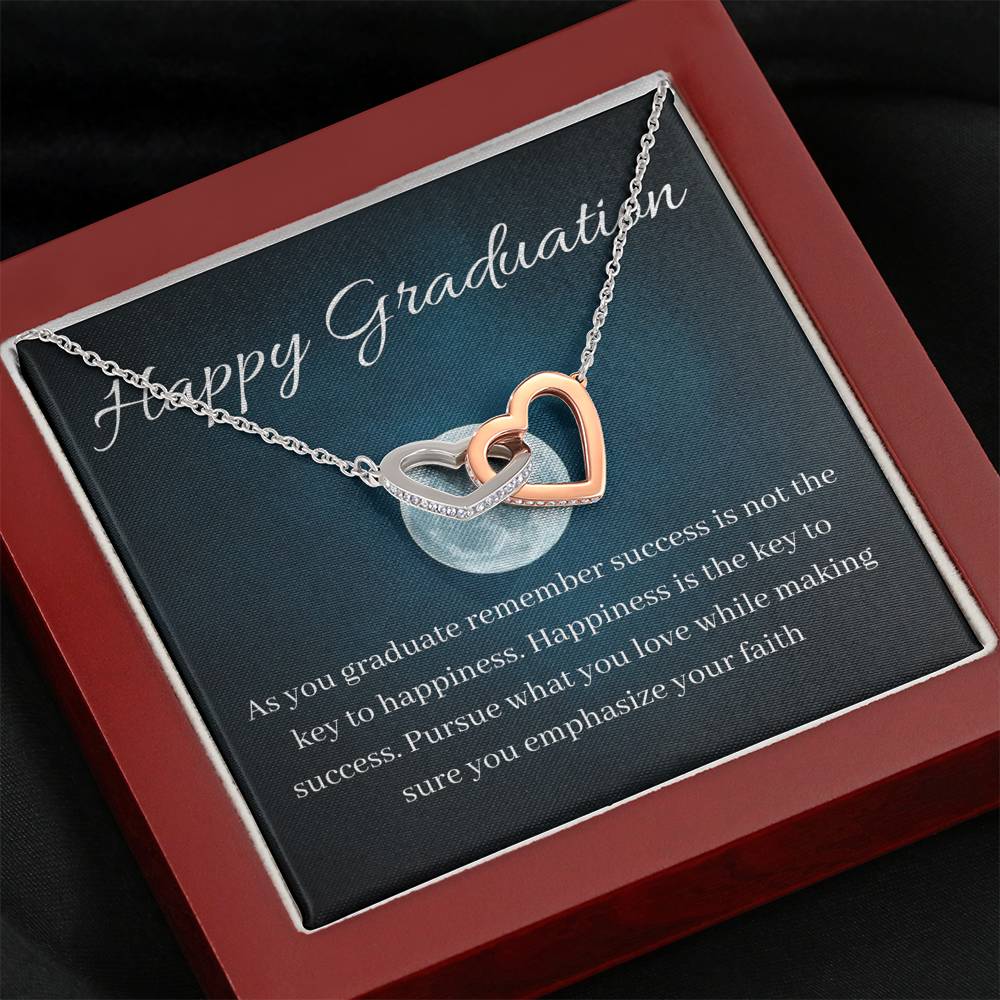 What You Love | Graduating necklace gift with letter card