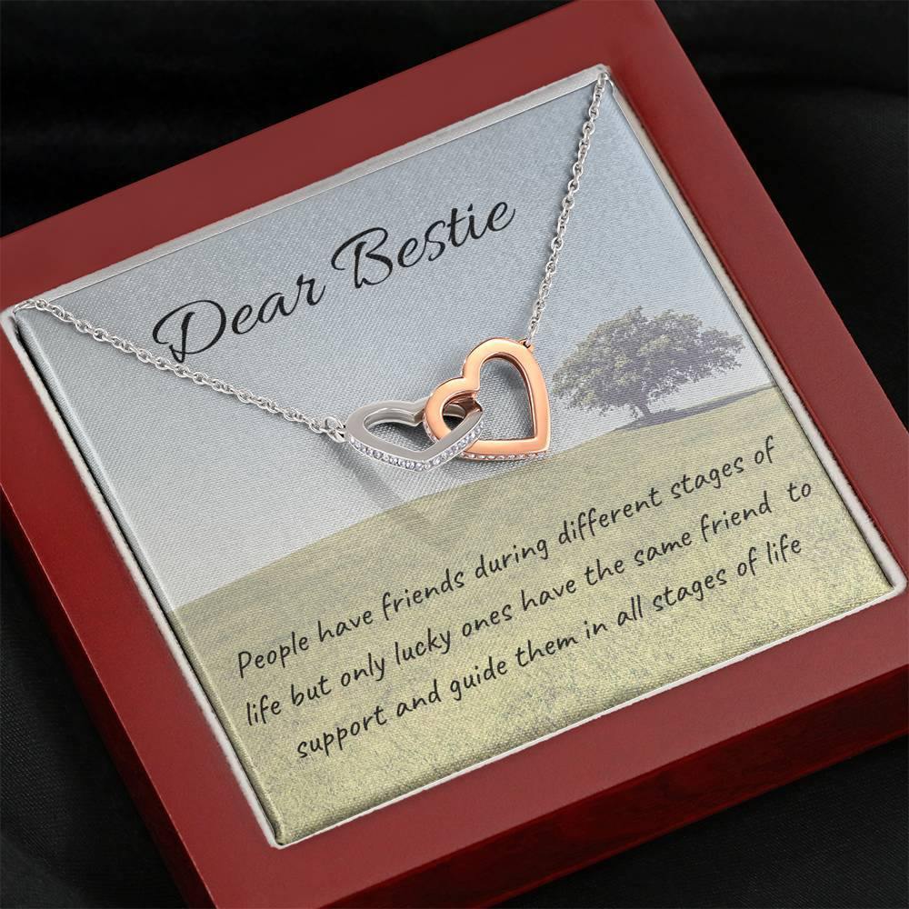 Forever Guide | Interlocking Qulub Necklace for Friend with Letter Card