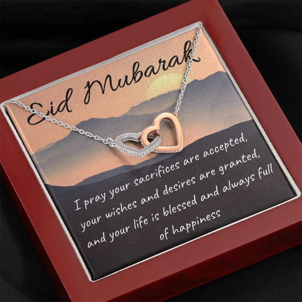 Blessed and Happy | Necklace gift for Eid with Message Card