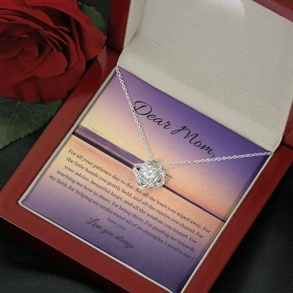 My Strength | Necklace gift with a Letter for Mom