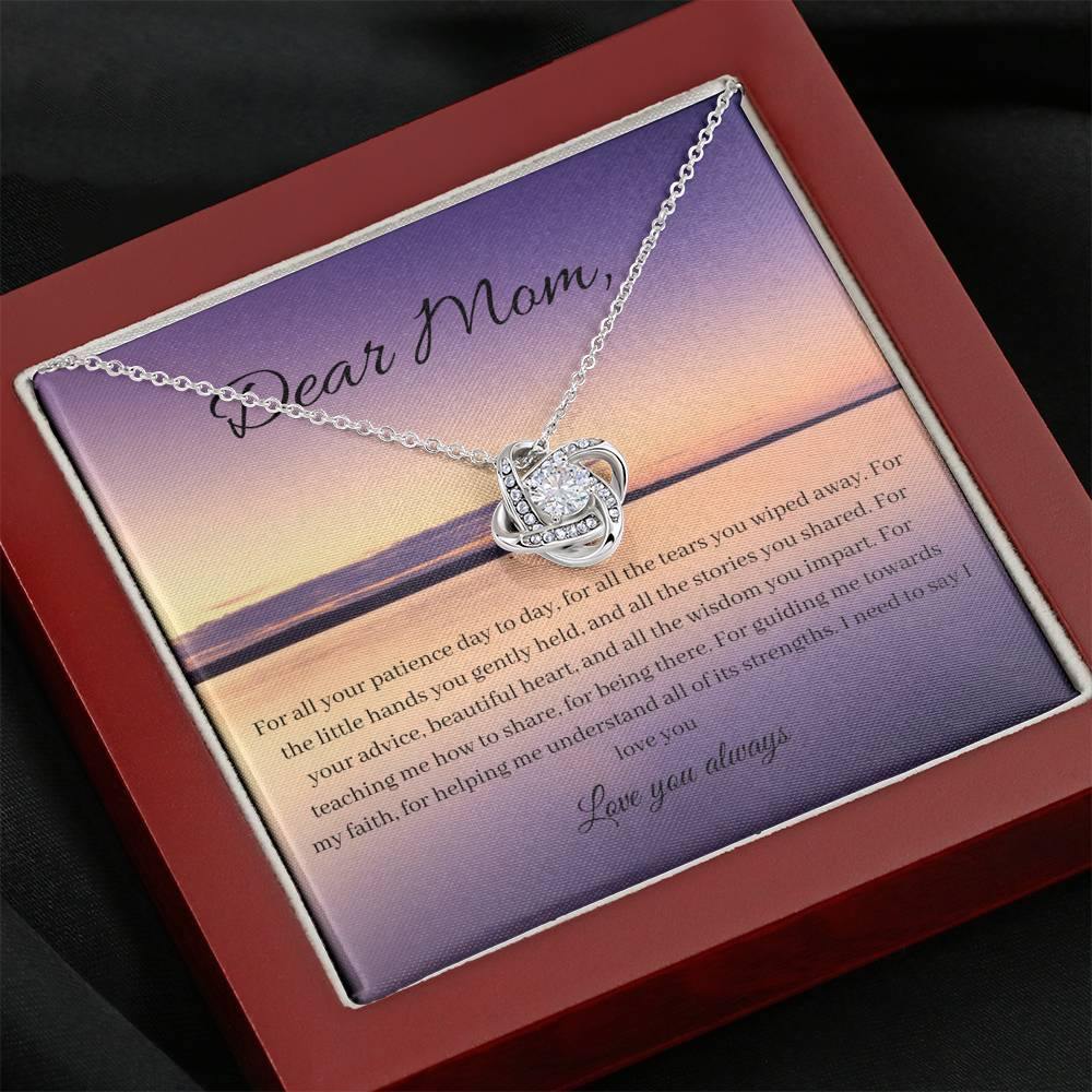 My Strength | Necklace gift with a Letter for Mom